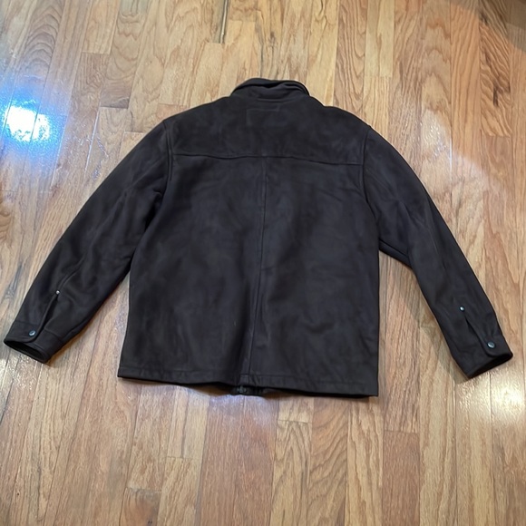 Columbia Sportswear Men's XL Brown Jacket Bomber style Full zipper pockets - Picture 2 of 14